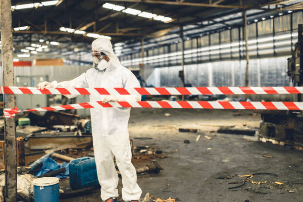 Professional Biohazard technician working in Hortonville, WI